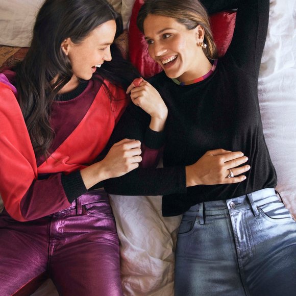 Splendid X Margherita Missoni Metallic Pants BNWT - Picture 2 of 8